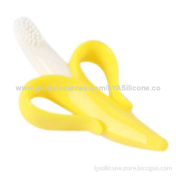 Safe silicone baby teether, OEM and ODM designs welcomed